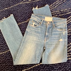MOTHER Straight Leg Crop Denim (size 24)